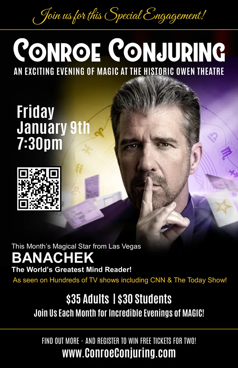 Conroe Conjuring Poster