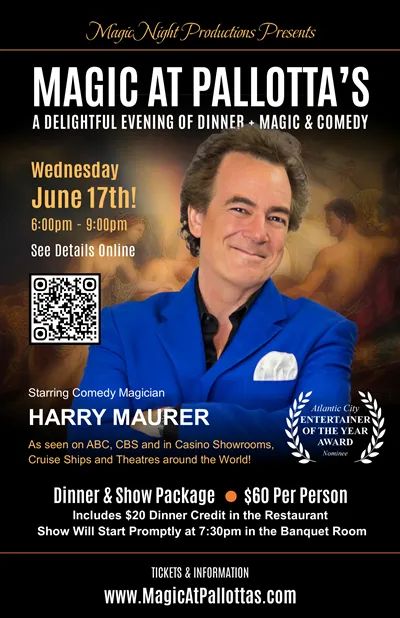 Magic at Pallotta's - Magicians from round the Country!