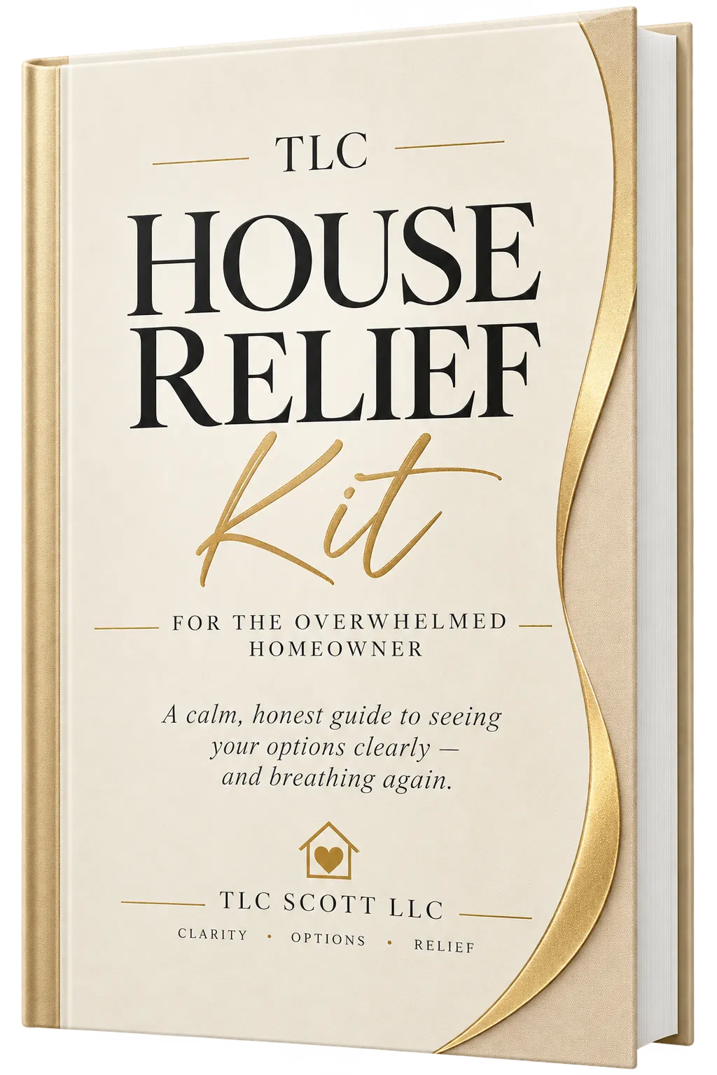 The TLC House Relief Kit 3D Ebook Mockup