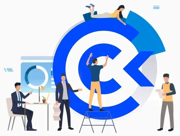 Dashboard UI and consultant showcasing PulseSuite analytics on a tablet