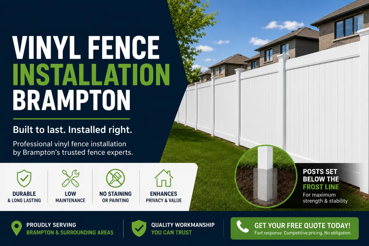 Vinyl Fence Installation