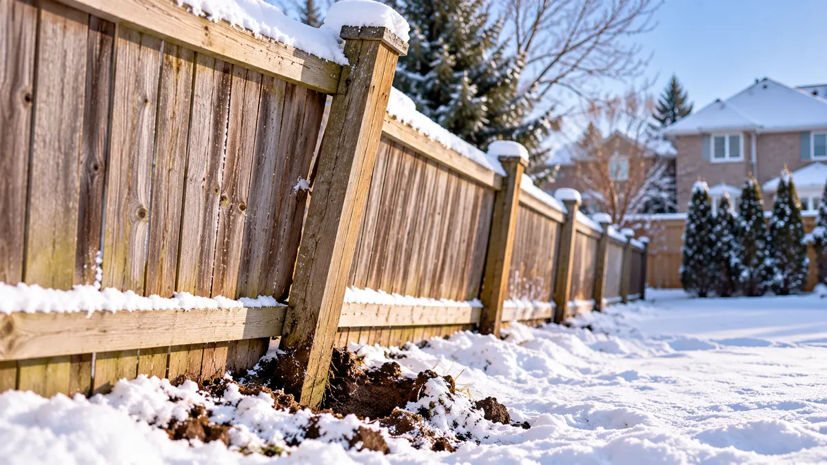 Fence Post Repair