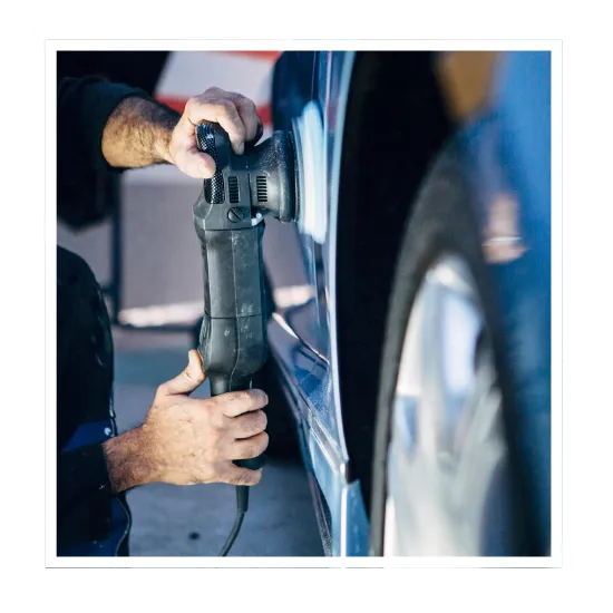 Paint correction service restoring vehicle finish 