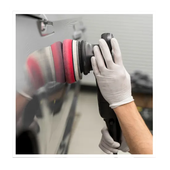 Paint Correction in Ashburn, VA service restoring gloss on a dark vehicle