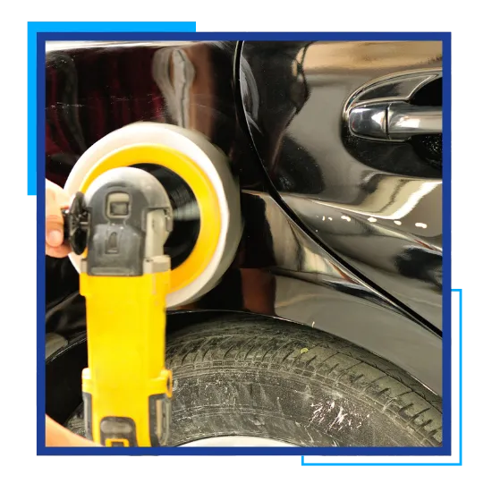 Auto paint polishing service improving shine and clarity in Ashburn, VA