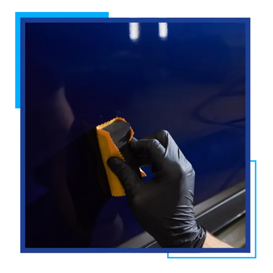 Ceramic protection applied by auto detailing team in Sterling, VA