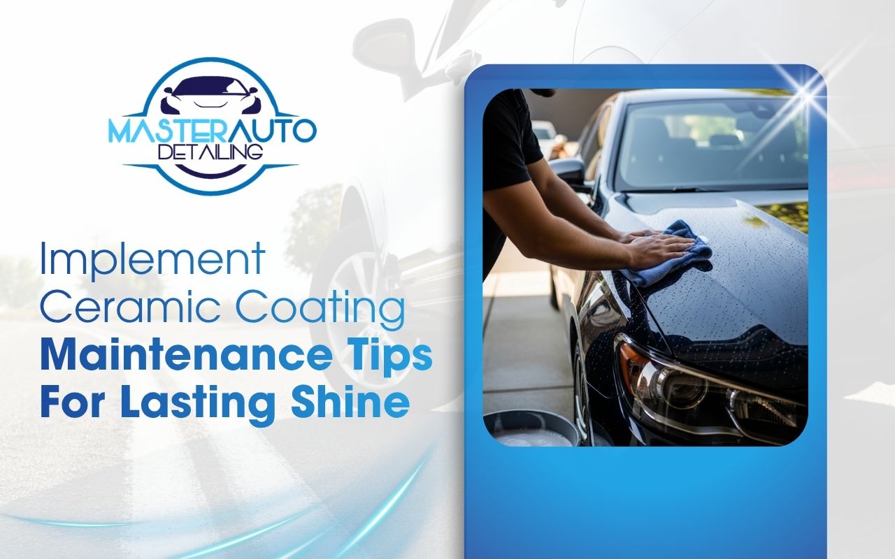 Hand washing a coated car using ceramic coating maintenance tips