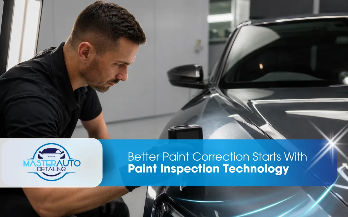 Paint inspection technology used before automotive paint correction