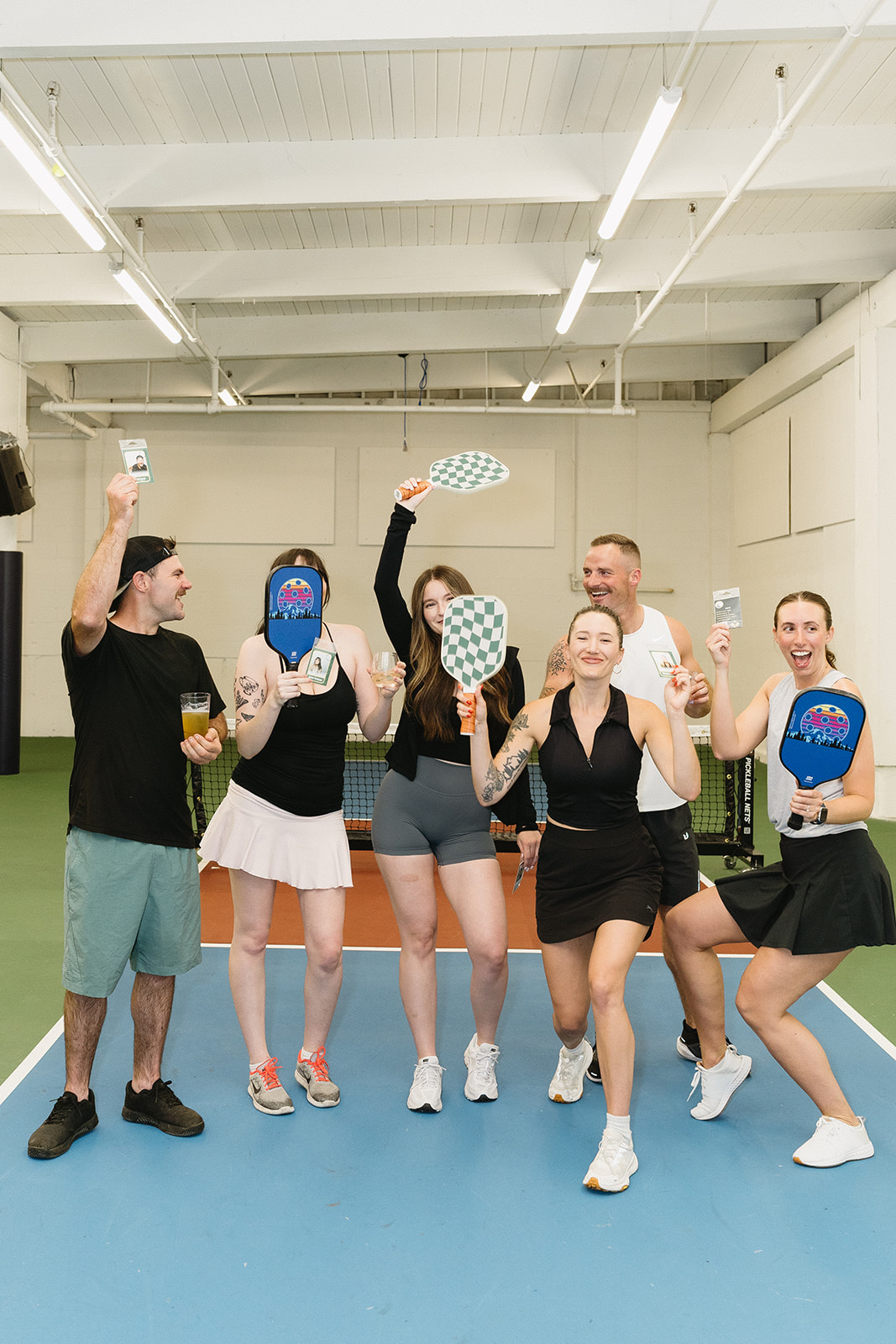 Branded campus photo booth with students and sponsor logo wall