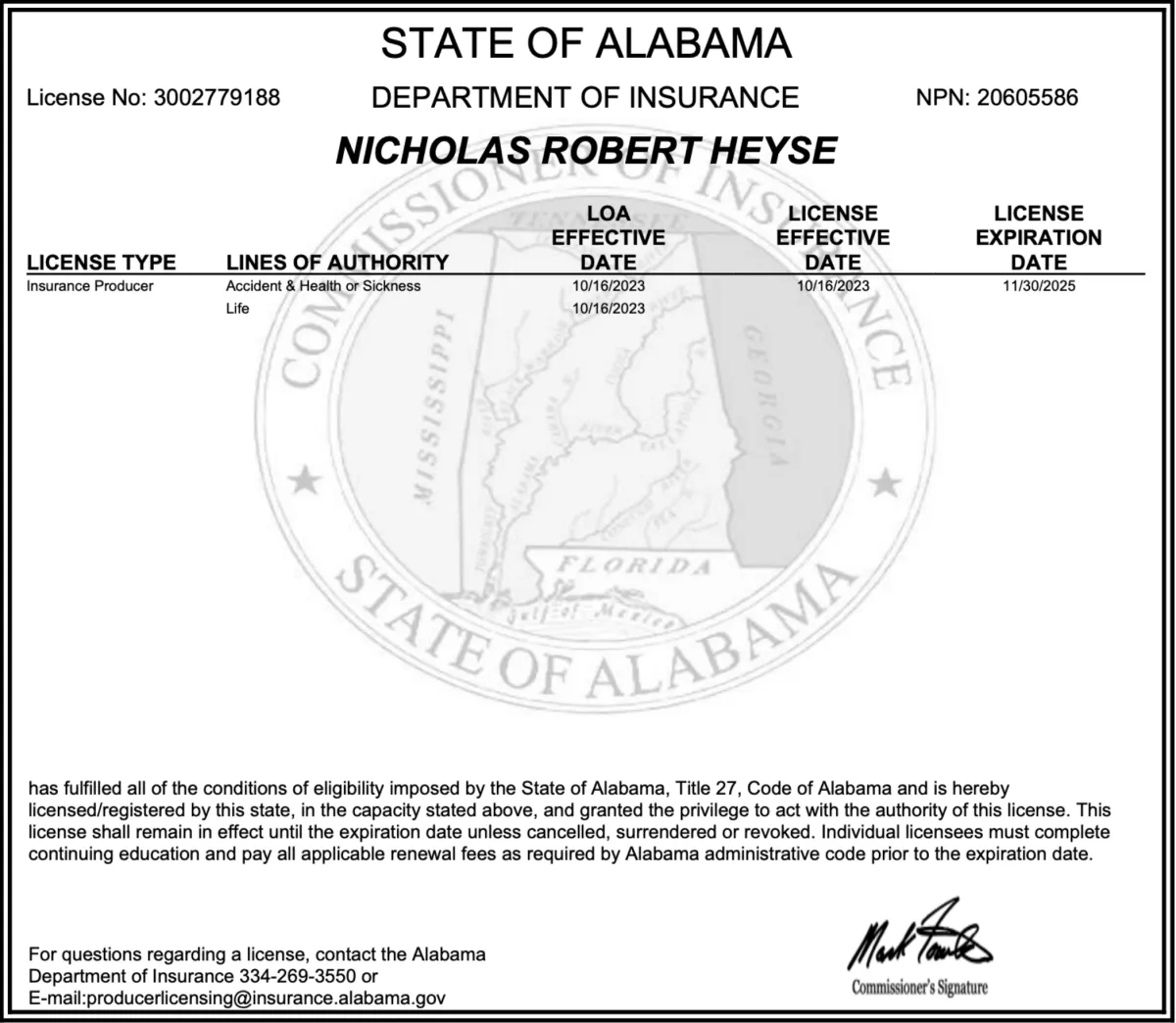 state license