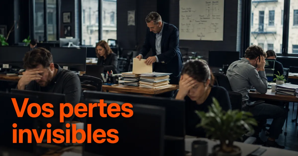 Consultant PME analyser pertes opérationnelles invisibles Montréal
