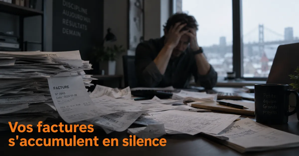 Pourquoi les factures s'accumulent dans presque toutes les PME de services