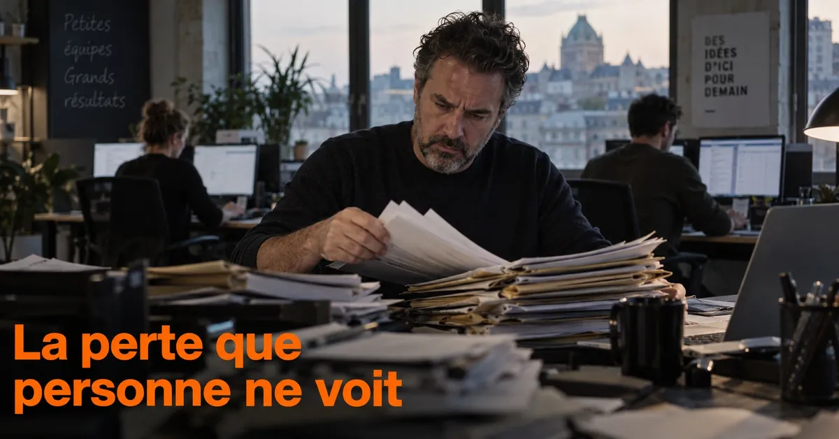 Perte opérationnelle invisible PME : c'est quoi exactement ?