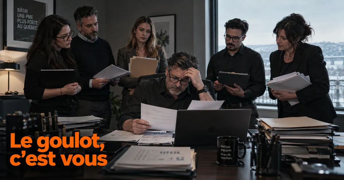 New Blog Le propriétaire est-il devenu le goulot d'étranglement de son entreprise ?Post
