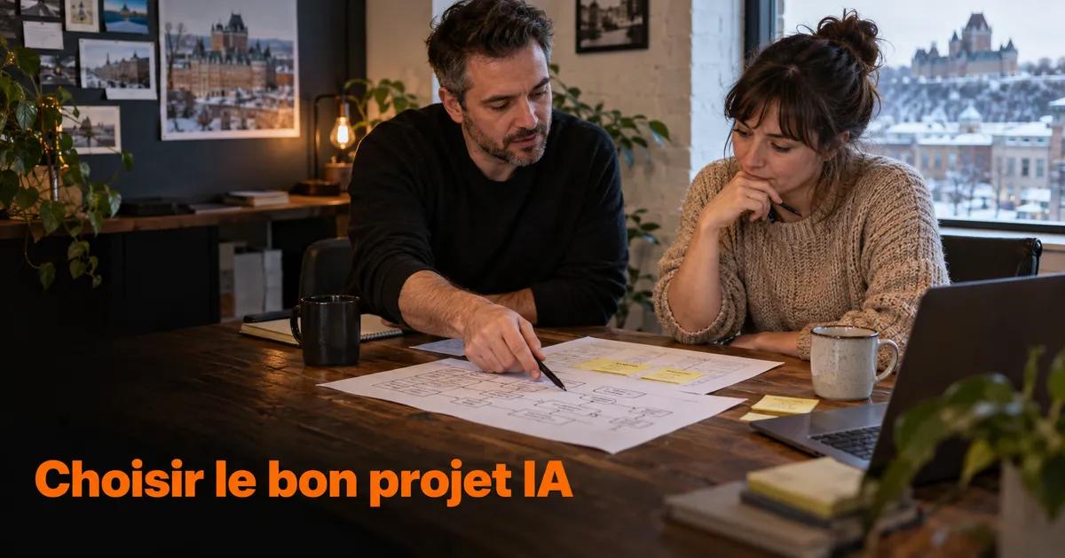 Premier projet IA en PME : choisir un gain mesurable
