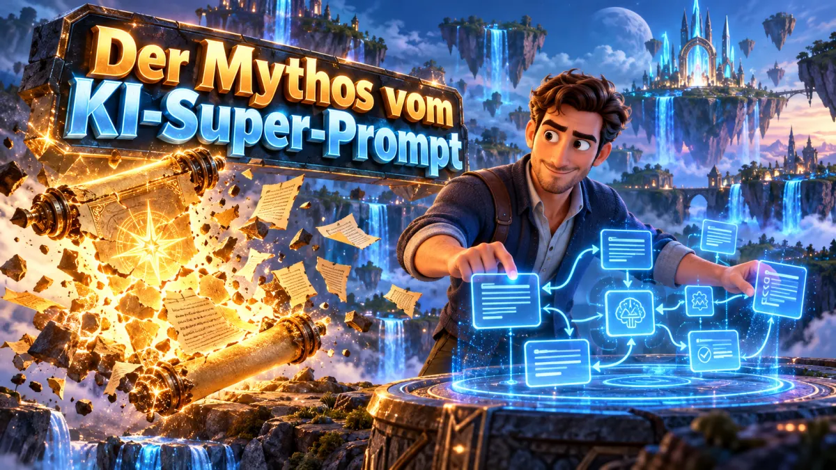 Der Mythos vom KI-Super-Prompt: Warum ein einziger Prompt nicht Deinen Job erledigt