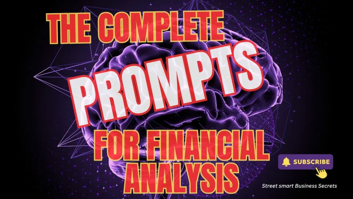 Master Prompts For   Financial Analysis