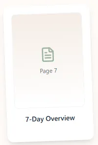 7 Day Overview