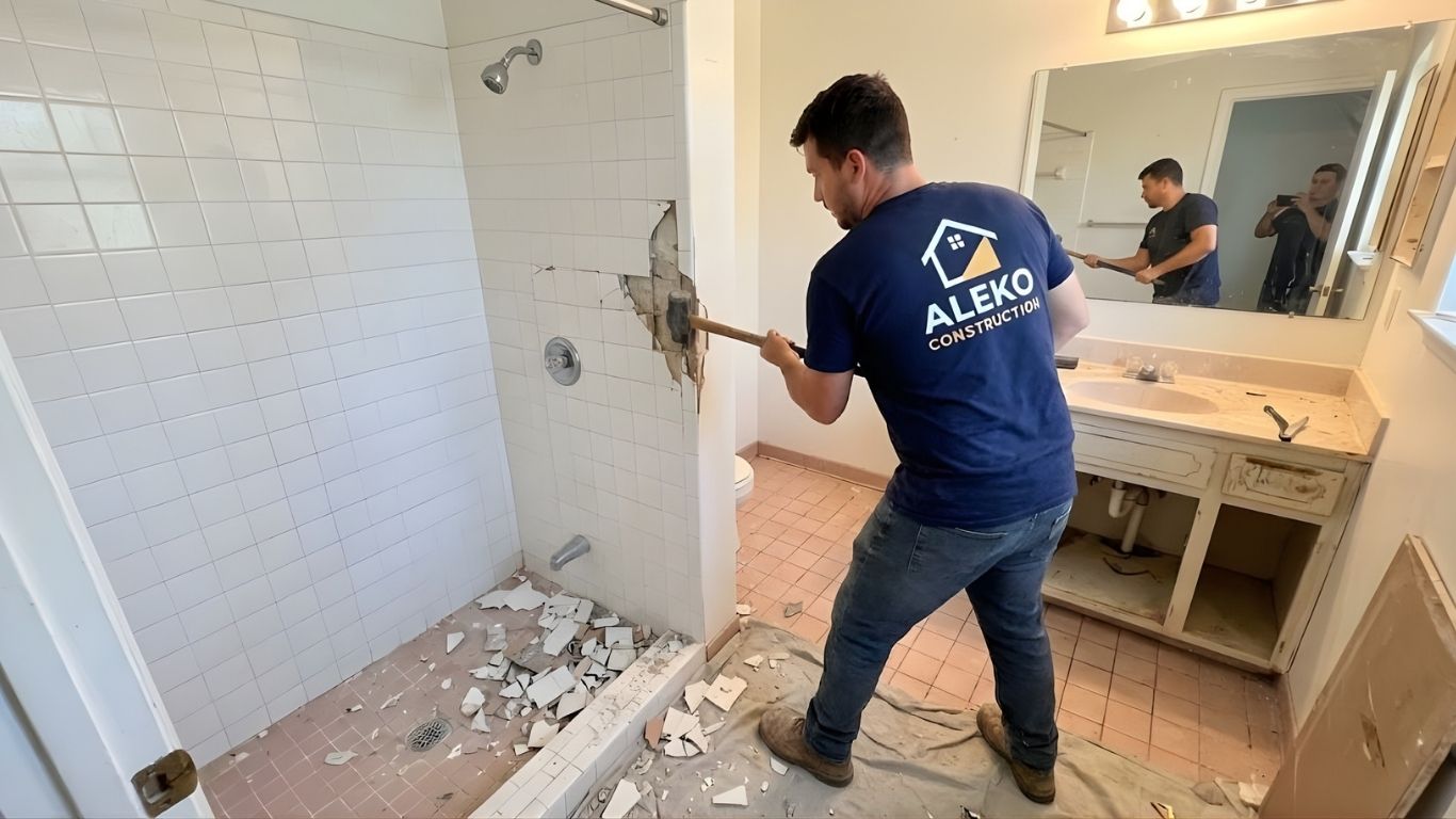 Bathroom Demolition and Prep
