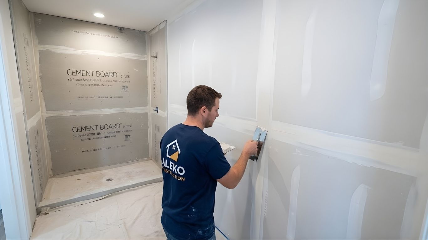 Bathroom Walls, Drywall, and Finishes