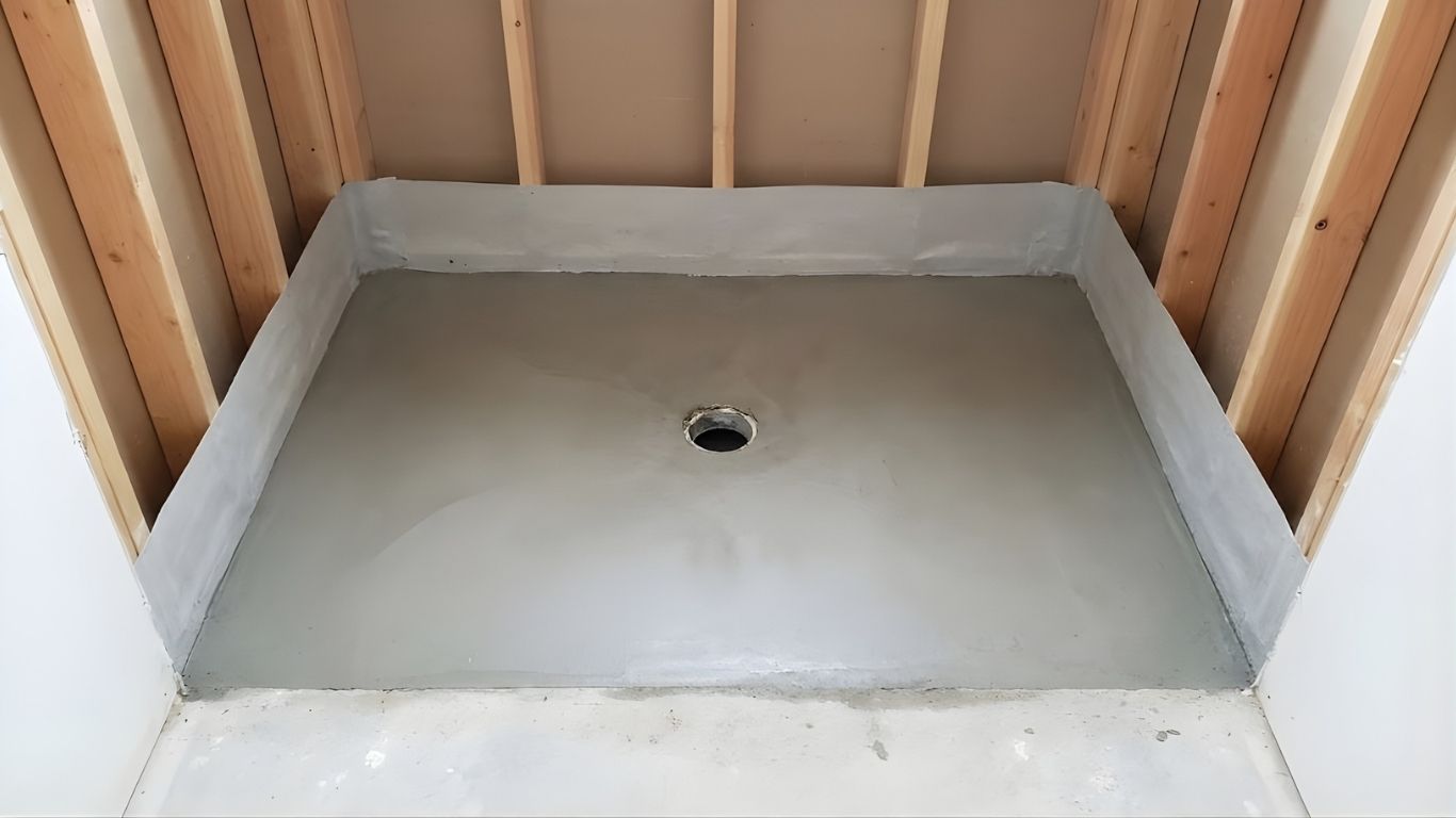 before Shower Pan Installation
