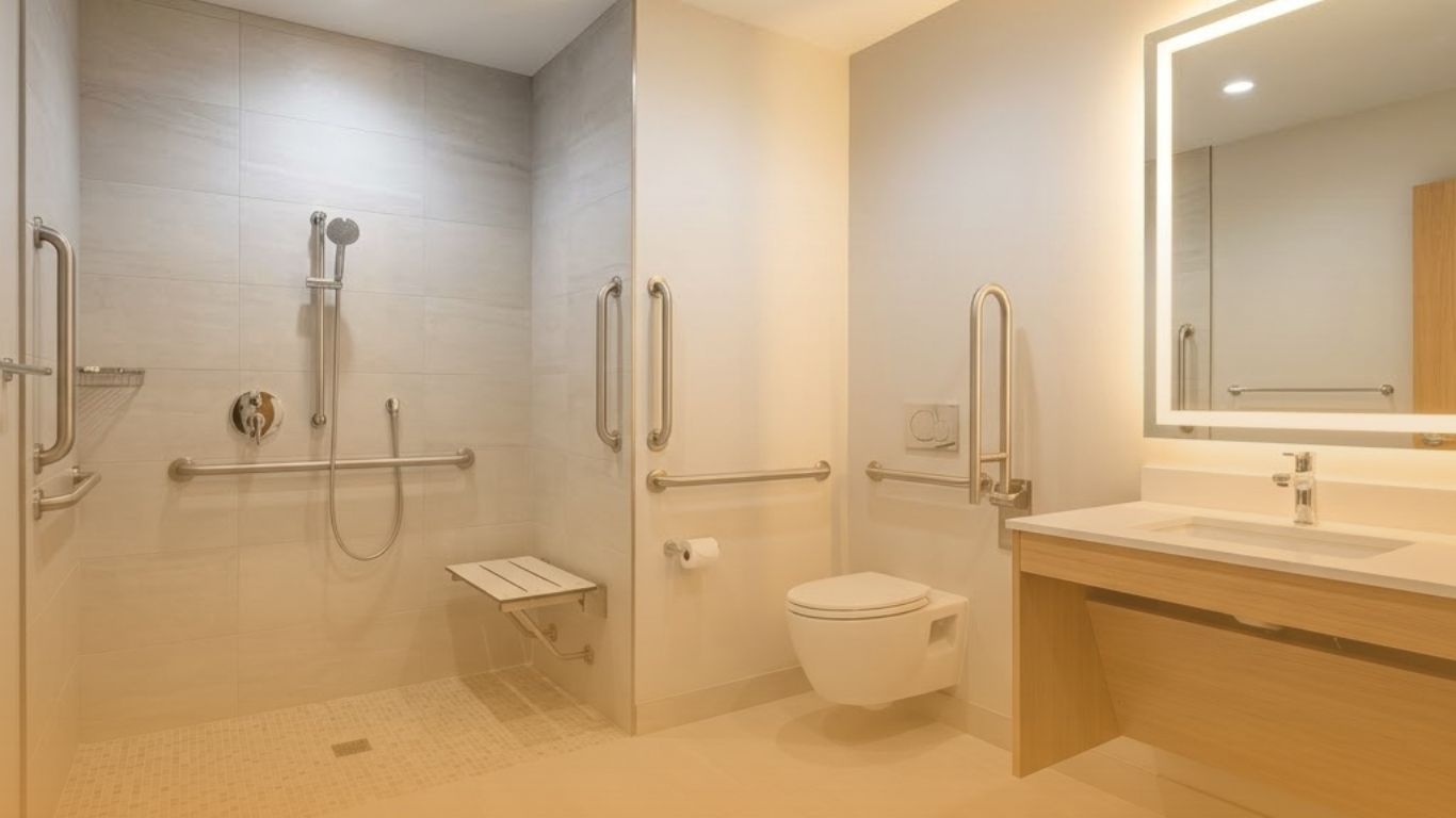 ADA Bathroom Remodeling & Layout Redesign