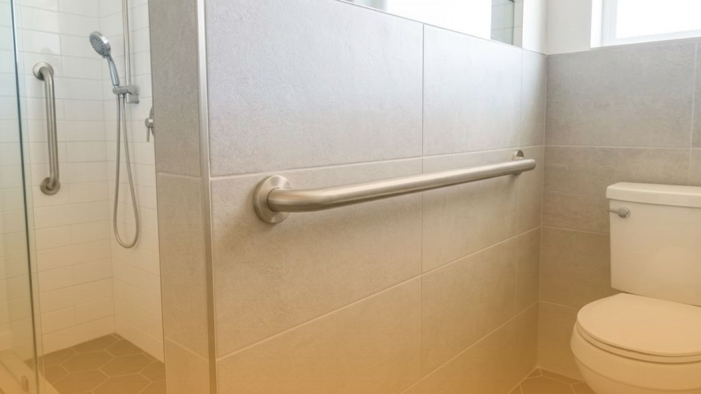 Heavy-Duty ADA Grab Bar Installation