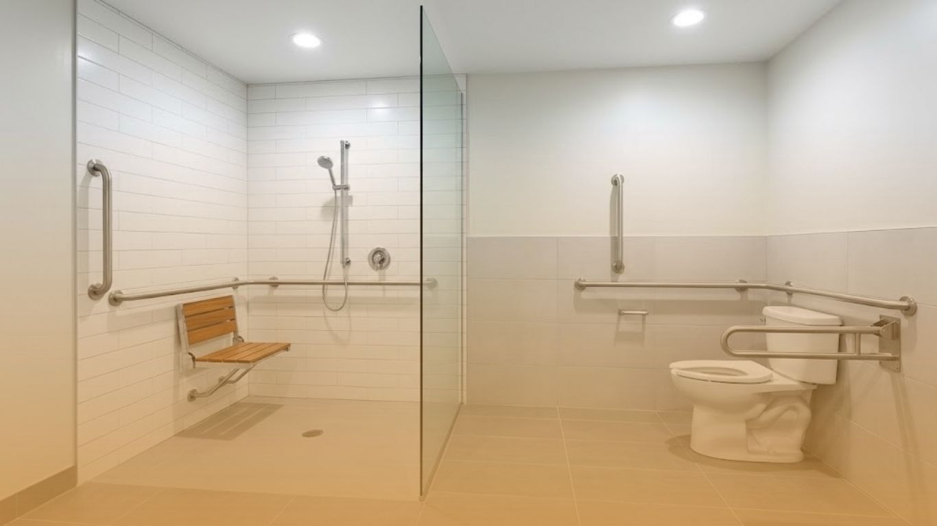 Shower & Toilet Transfer Support Systems
