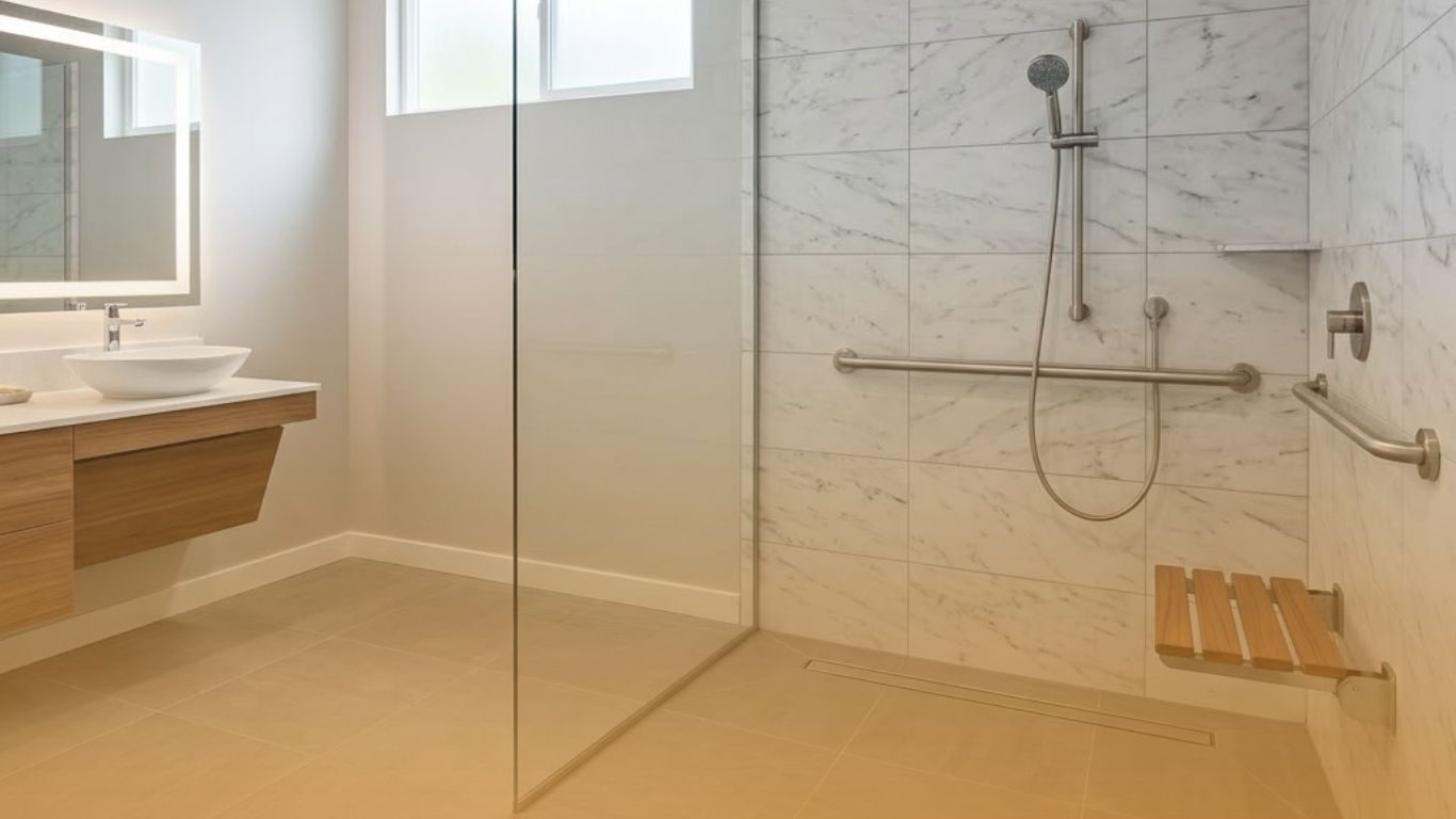 Zero-Threshold (Curbless) Showers