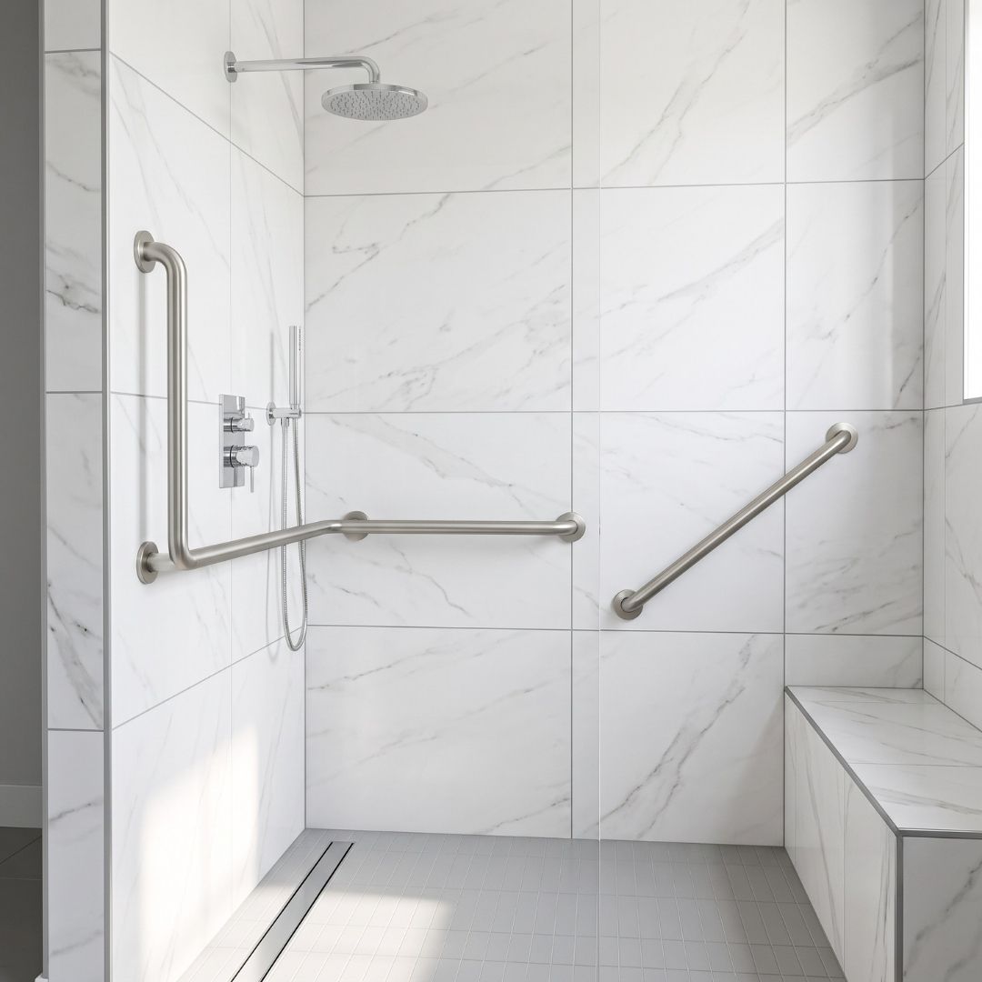 Angled & L-Shaped Grab Bars