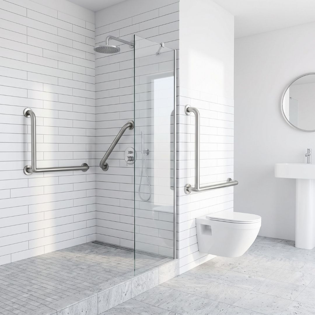 Angled & L-Shaped Grab Bars
