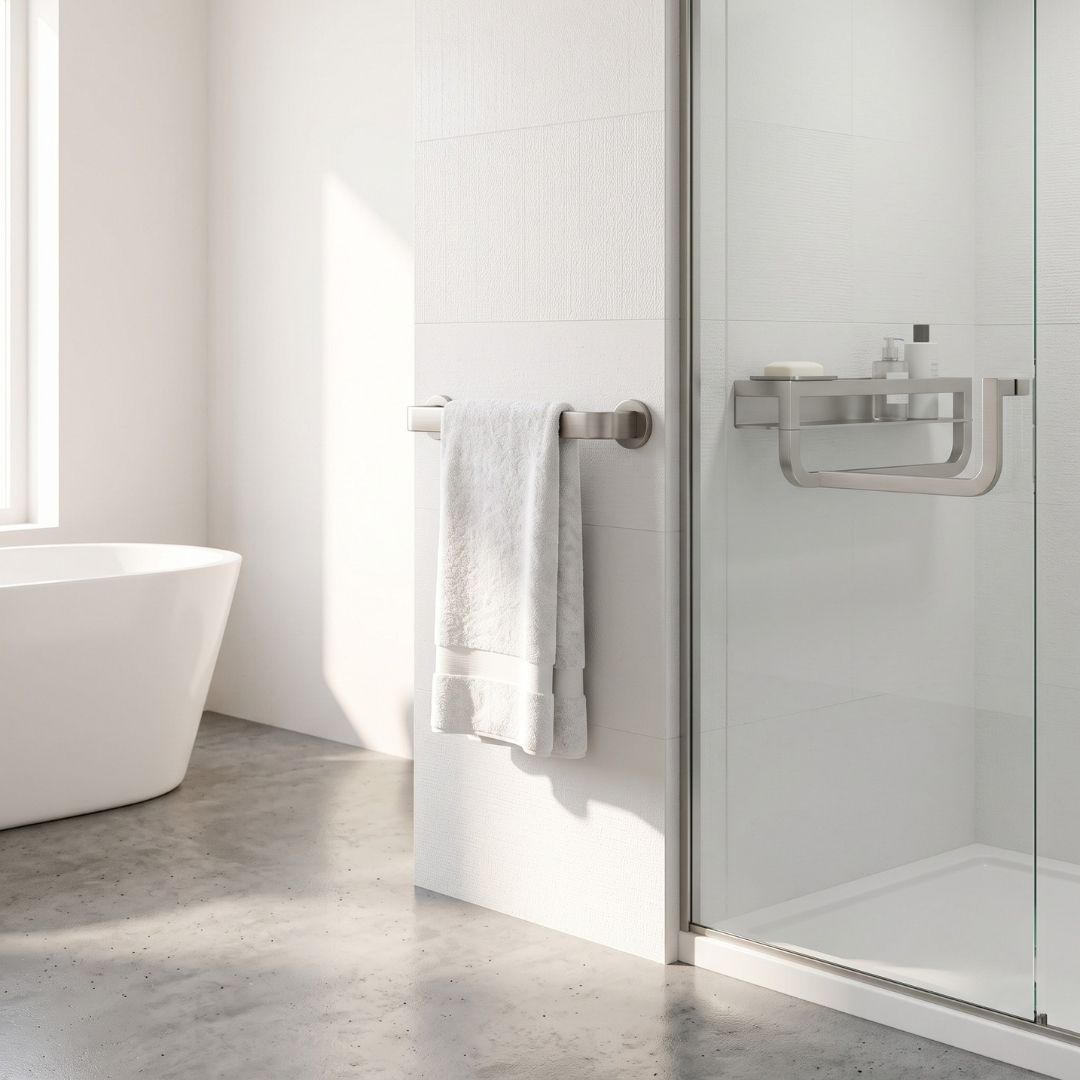 Dual-Purpose "Invisible" Grab Bars