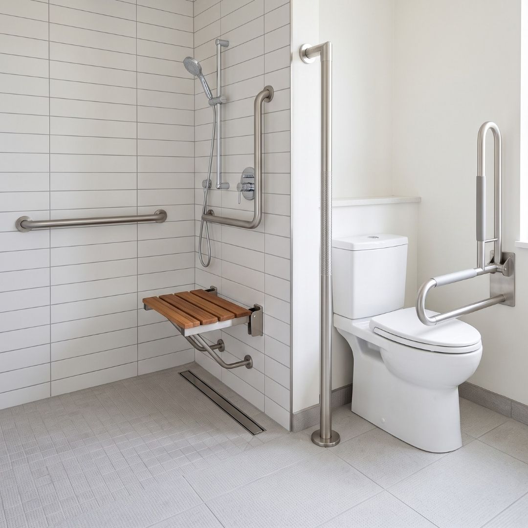 Shower & Toilet Transfer Support Systems