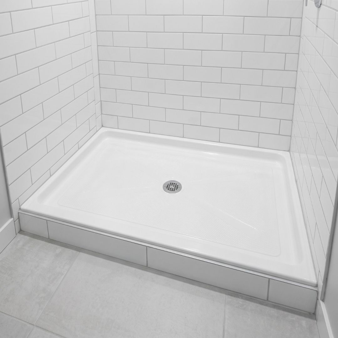 Slip-Resistant Shower Base Installation