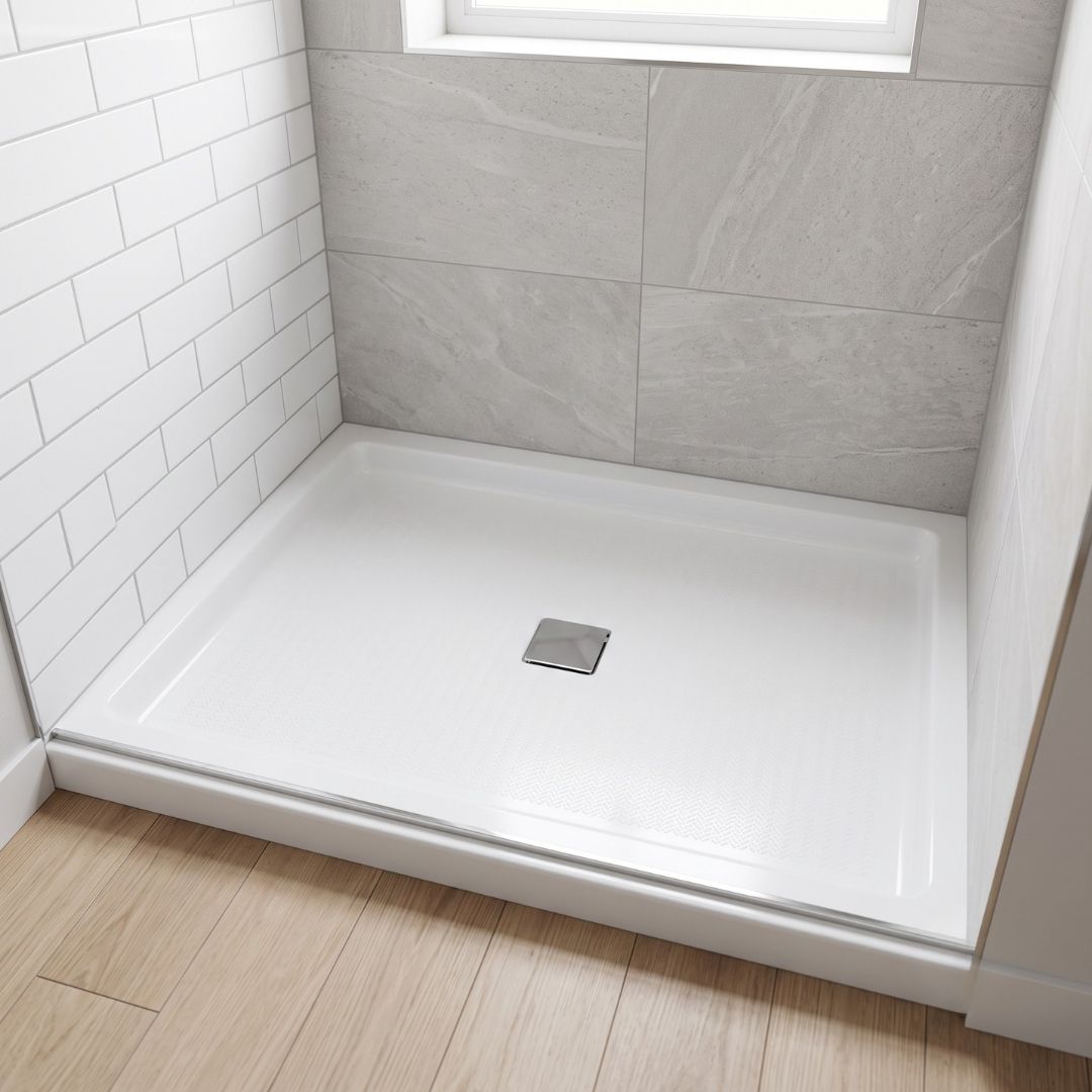 Slip-Resistant Shower Base Installation
