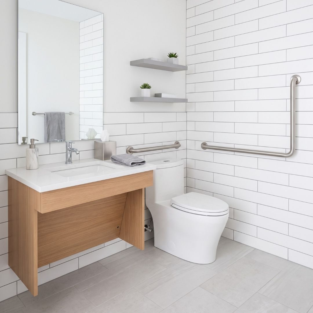 Toilet & Vanity Accessibility Upgrades