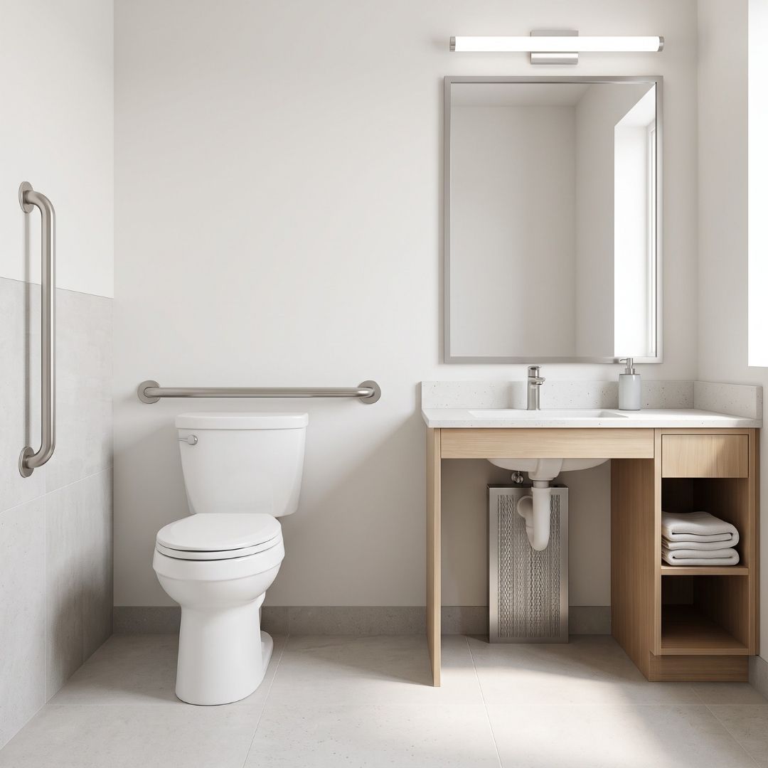 Toilet & Vanity Accessibility Upgrades