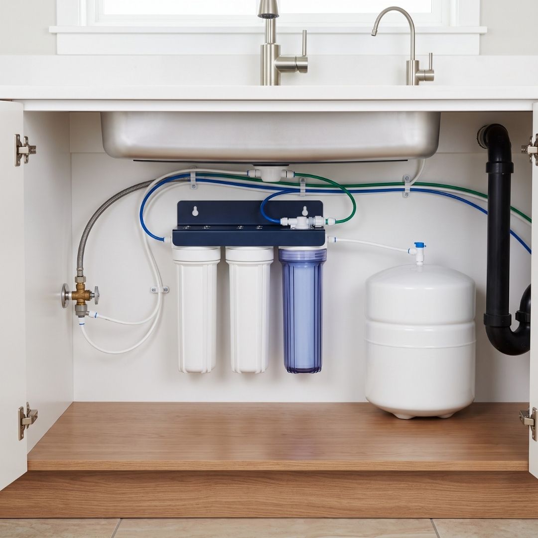 Under-Sink Local Drinking Water Filter Installation