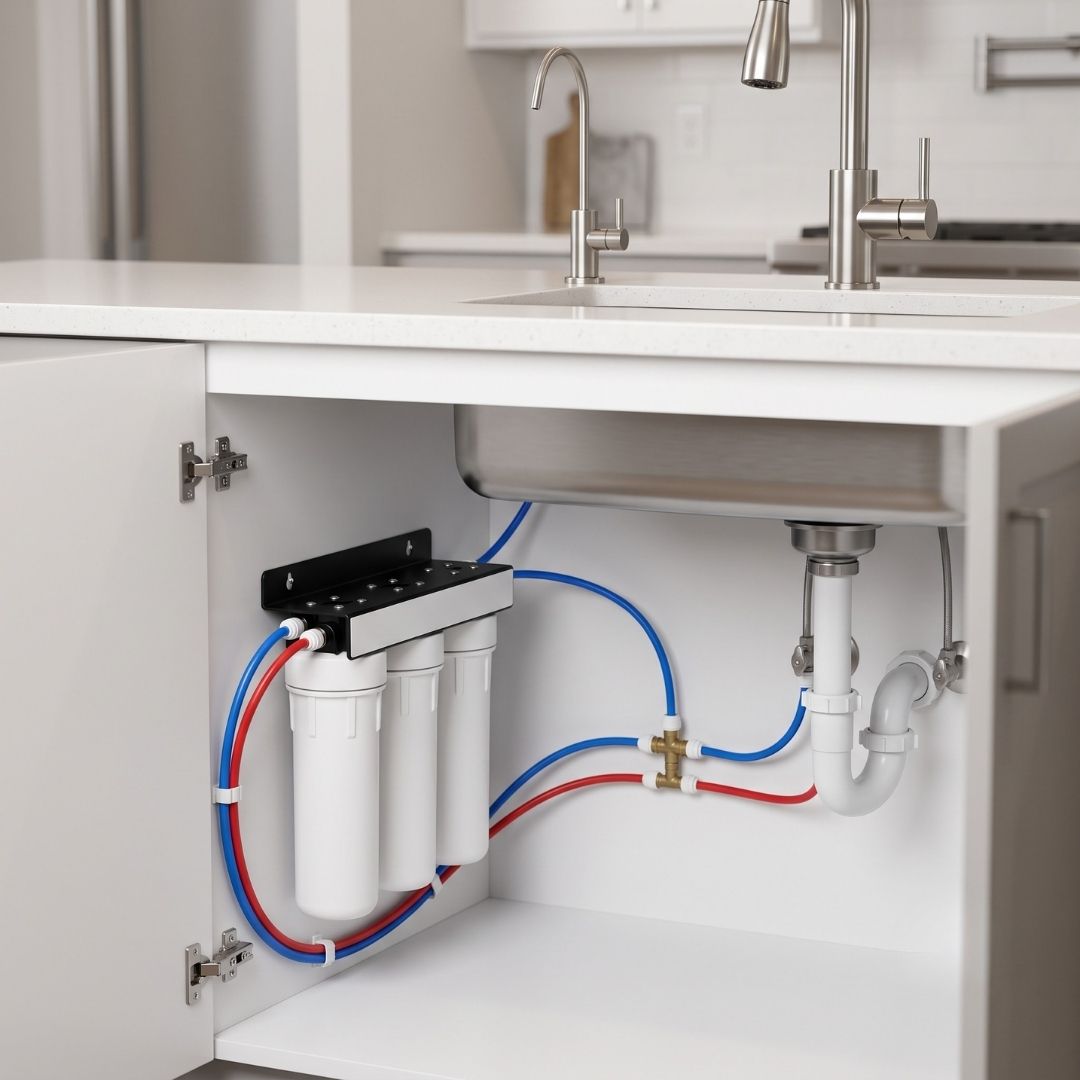 Under-Sink Drinking Water Filter Installation
