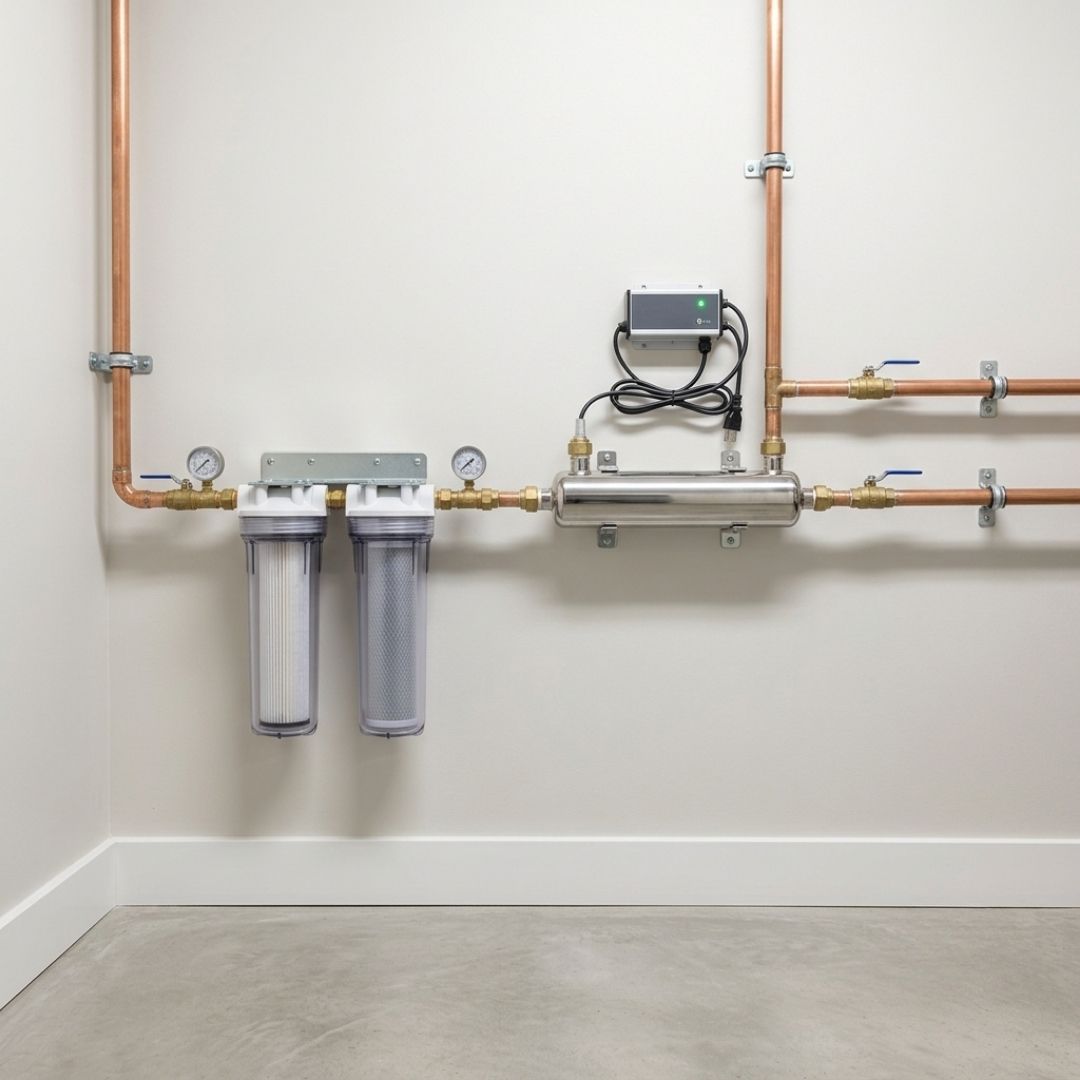 UV Water Purification System Installation