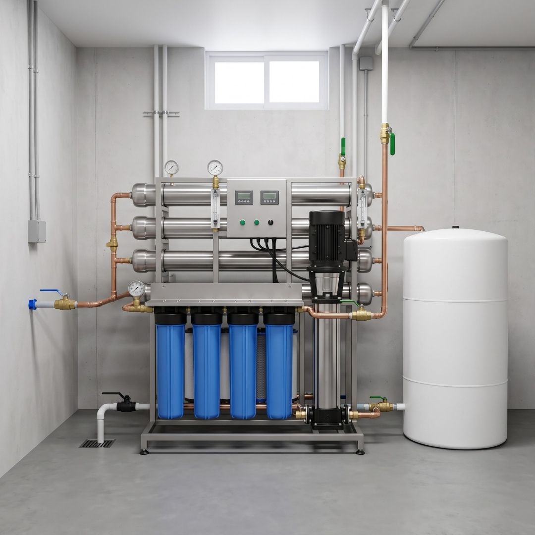 Local Whole-House Reverse Osmosis Installation