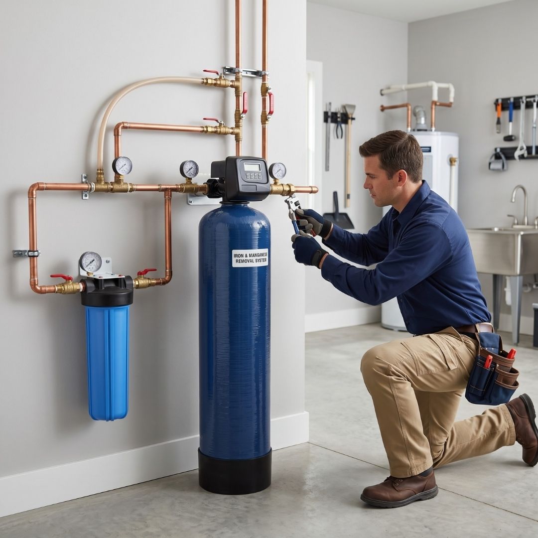 Iron & Manganese Removal System Installation