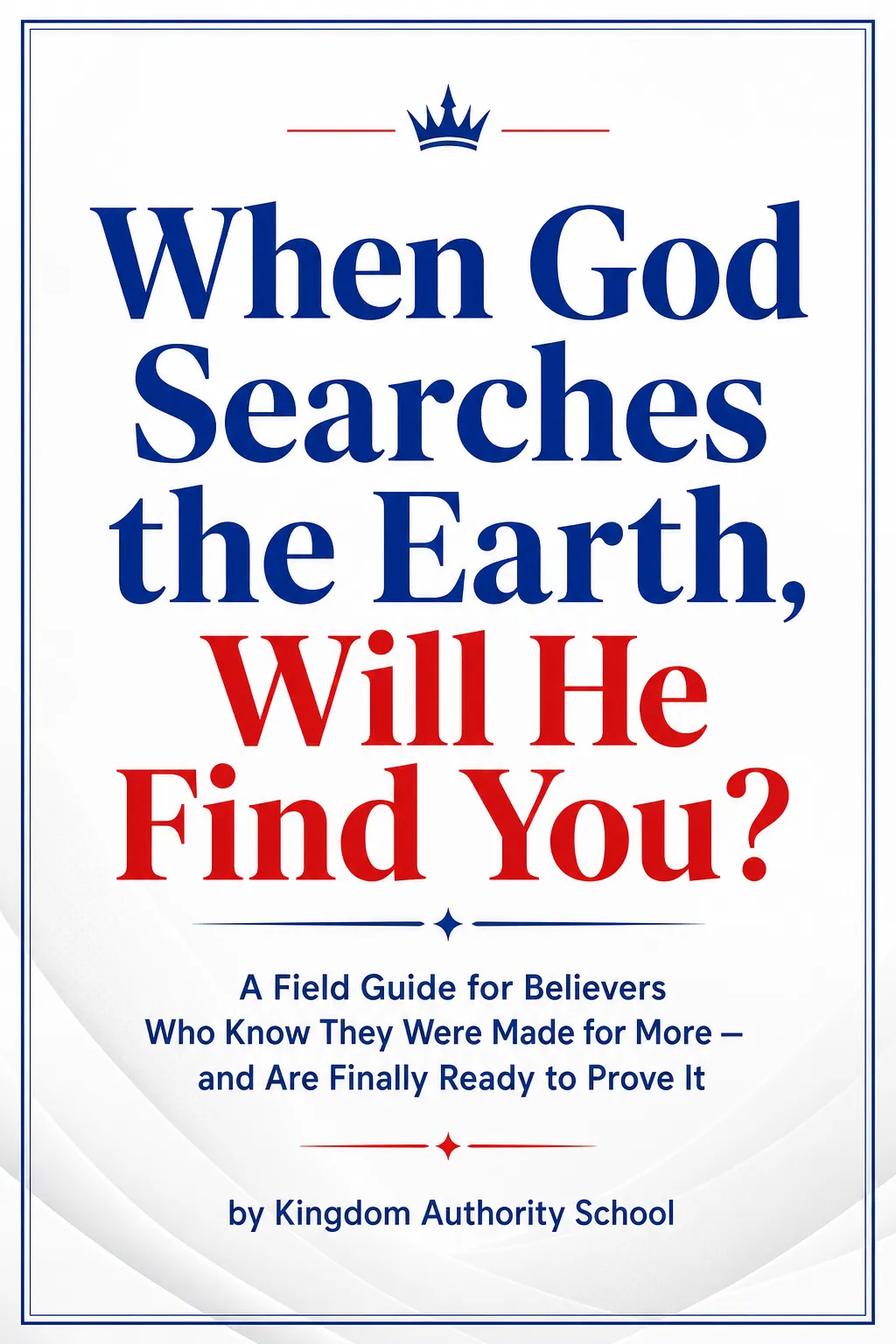 When God Searches the Earth Field Guide Mockup