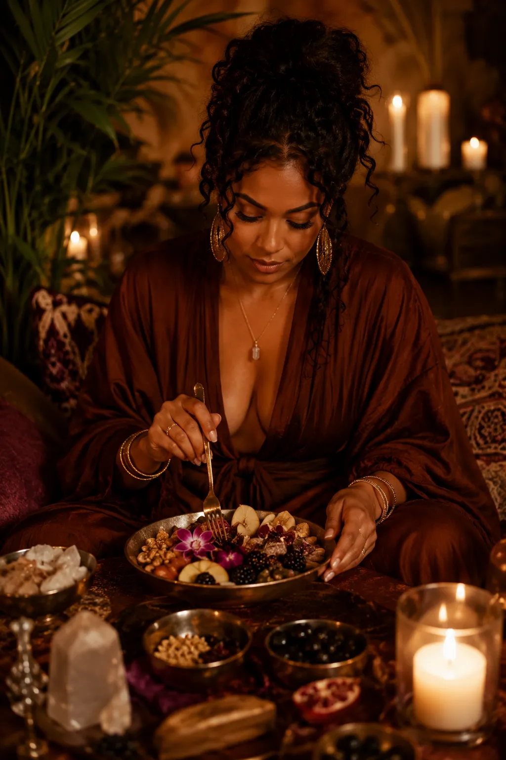 Photo of woman eating