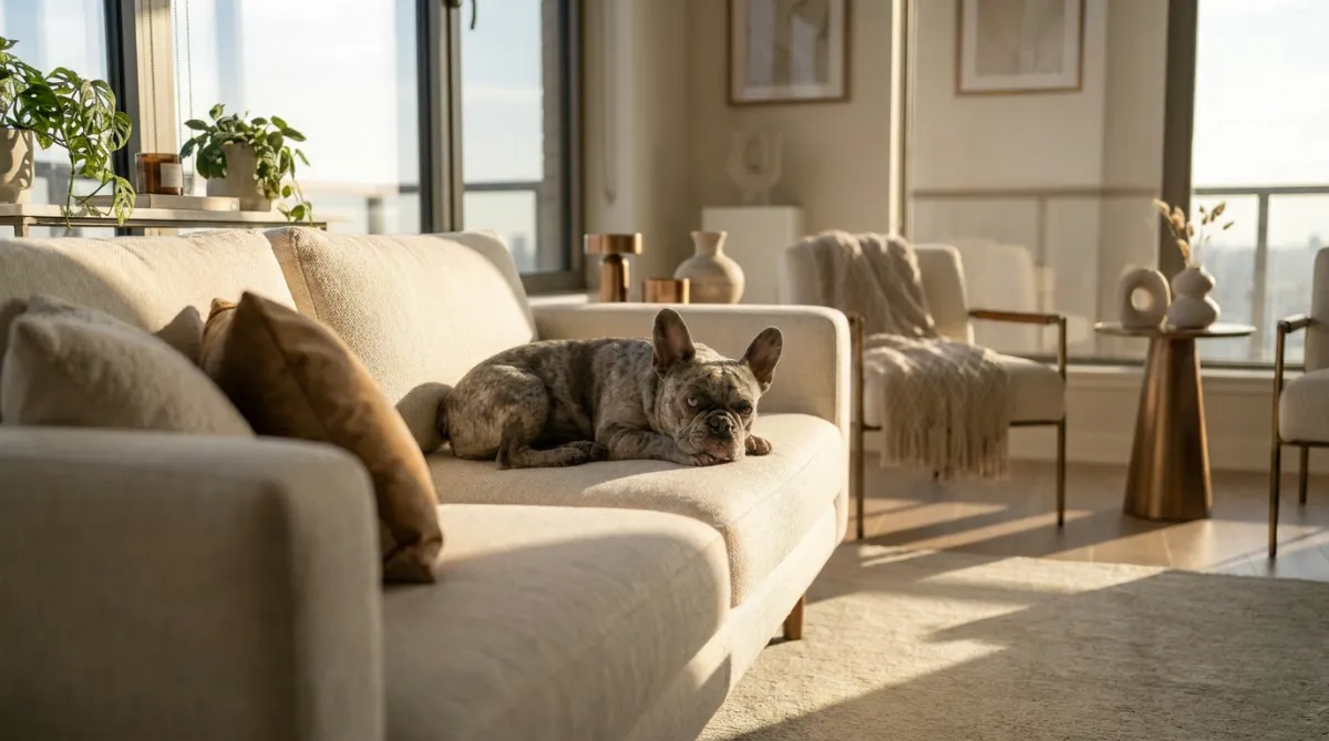 Cinematic warm family environment introducing Stella