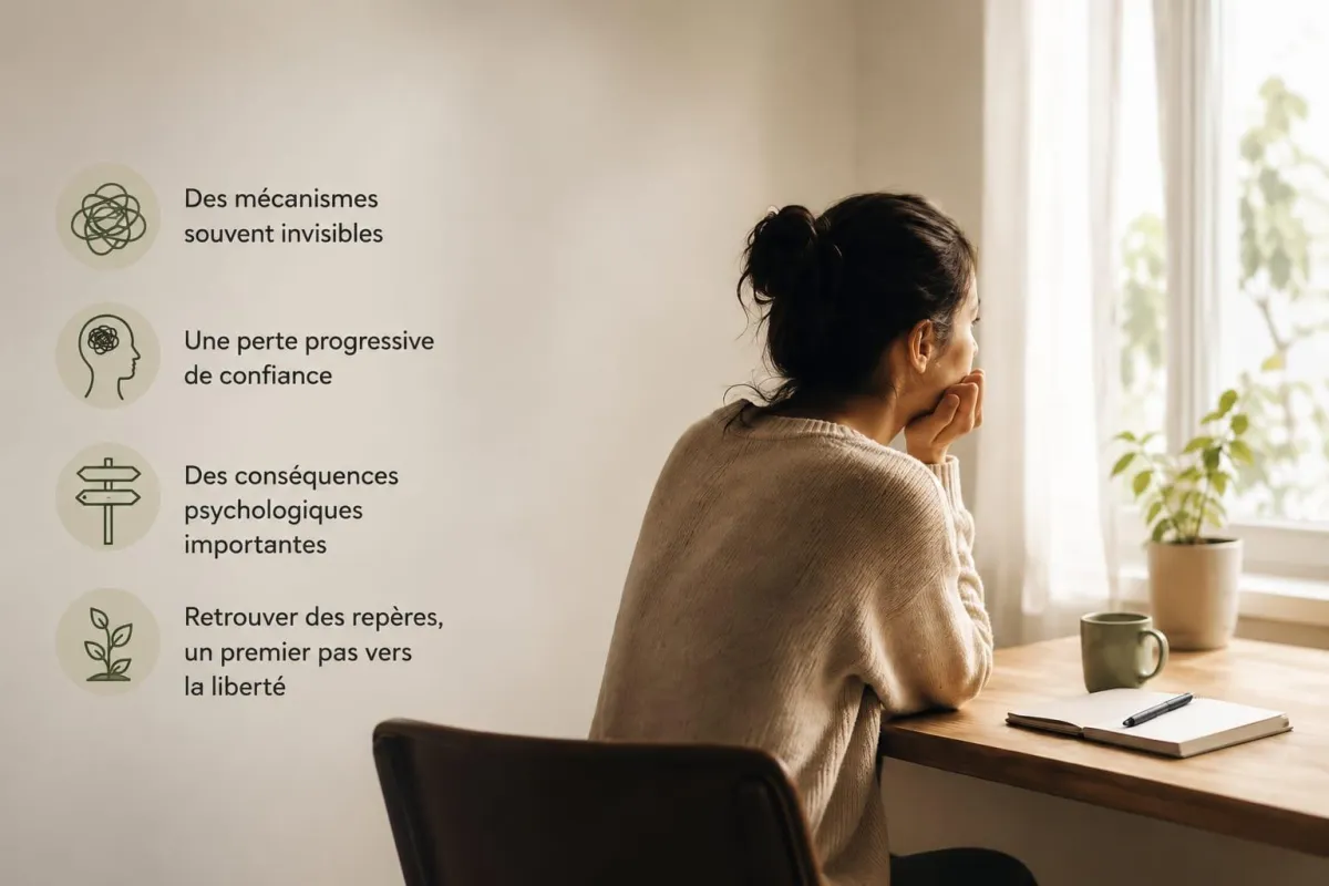 Illustration des mécanismes d'emprise psychologique