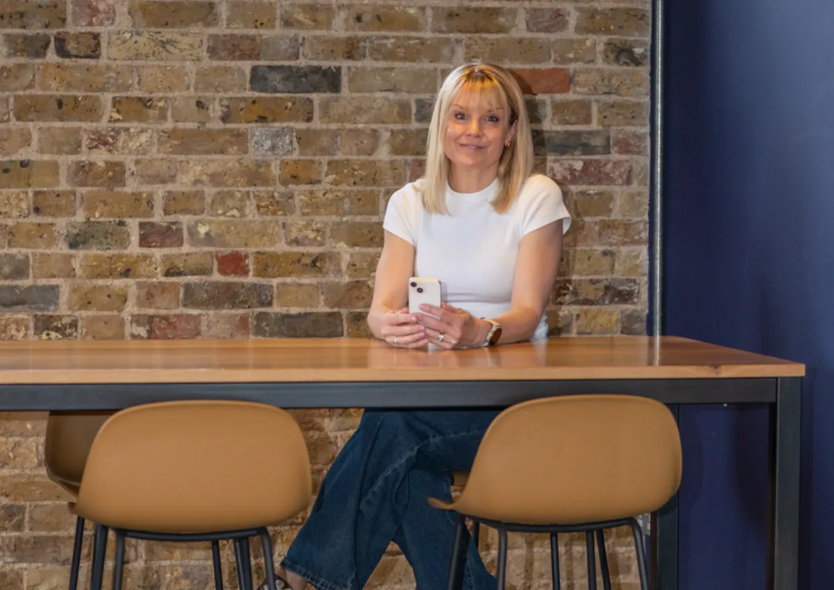 Marketing strategist Laura Gooderson planning website and branding strategy