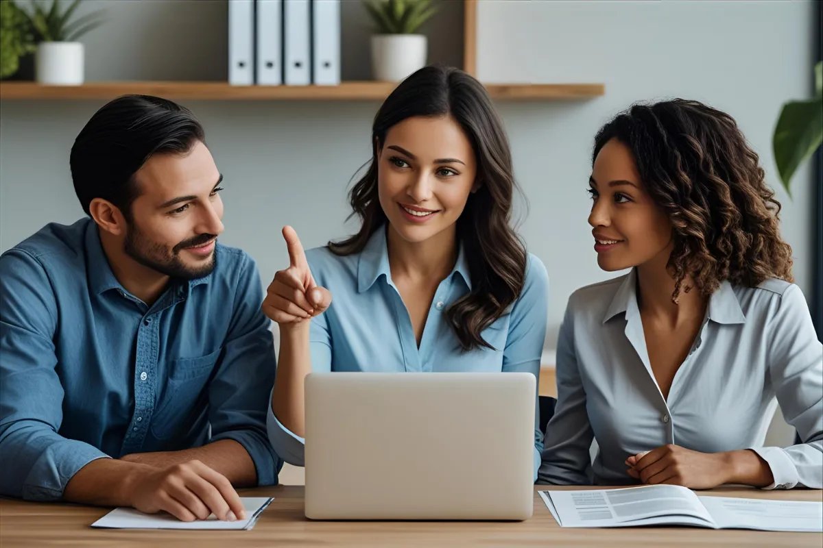 insurance broker explaining life insurance terms to Vancouver clients