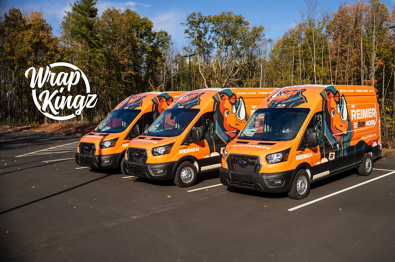 Commercial fleet vehicle wrap — image 1