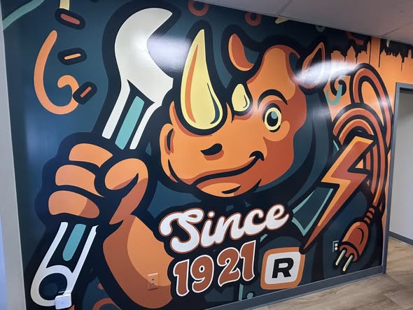 Architectural/marine signage or vessel wrap — image 1